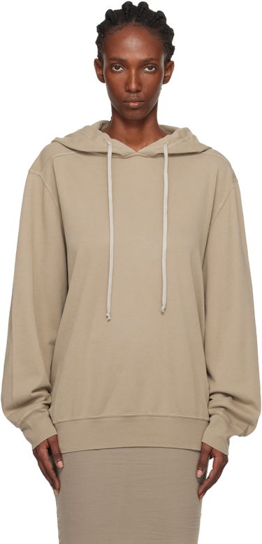 Sweatshirt Rick Owens Concordians Oversized Hoodie Beige | DS02E7241 JDBP, 0