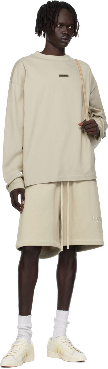 Shorts Fear of God Fear of God ESSENTIALS Fleece Soccer Shorts Beige | 160SP252006F, 3