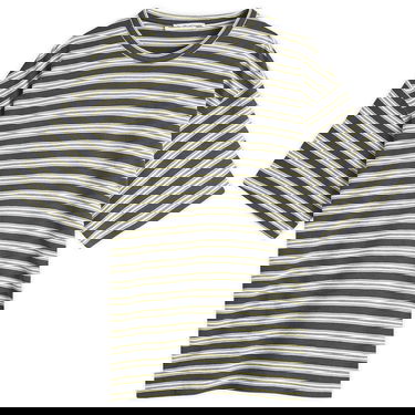 T-shirt YMC YMC Triple Jacquard Stripe T-Shirt, Size Large Grå | P6YMJ-90, 1