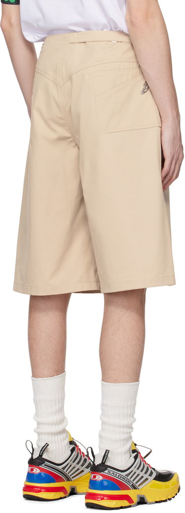 Shorts Chopova Lowena Chopova Lowena Miller Wallet Shorts Beige | 4078, 2