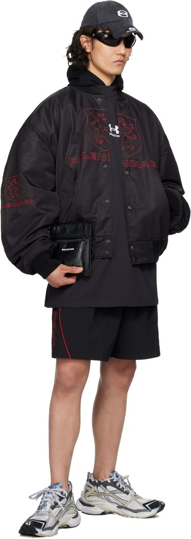 Shorts Balenciaga Balenciaga Washed Tracksuit Shorts Sort | 814568TRO32, 3