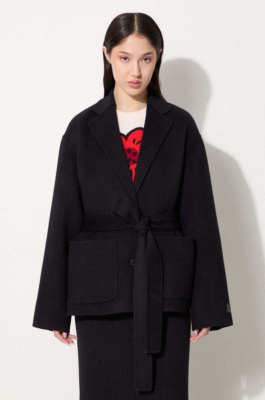 Jakke KENZO Double Face Workwear Jacket Sort | FE62VE2559WA.99, 0