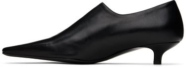 Sneakers og sko TOTEME Leather Kitten Heel Pumps Sort | 251-WAS4692-LE0104, 2
