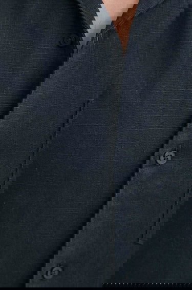 Skjorte Samsoe Samsoe Samsoe Samsoe SAOSCAR Linen Blend Resort Shirt Mørkeblå | M24200074, 5