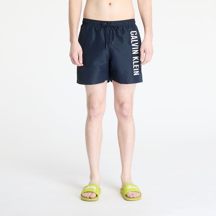 Badetøj CALVIN KLEIN Calvin Klein Jeans Medium Drawstring Boardshorts Mørkeblå | KM0KM01092 CEF