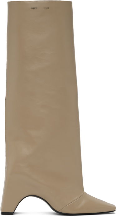 Tøj Coperni Coperni Bridge Tall Boots Beige | COPSH03F6012, 0