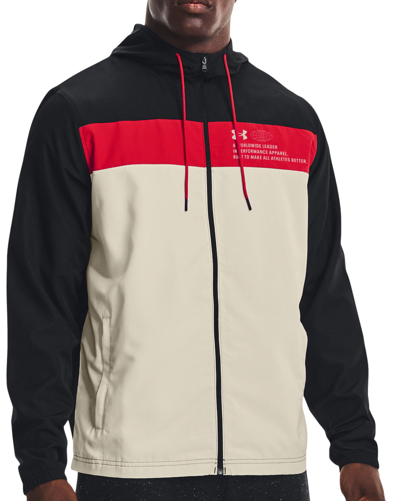 Vindjakke Under Armour Jacket Sprtslyl Athlc Dpt Wndbkr Flerfarvet | 1370358-001, 0