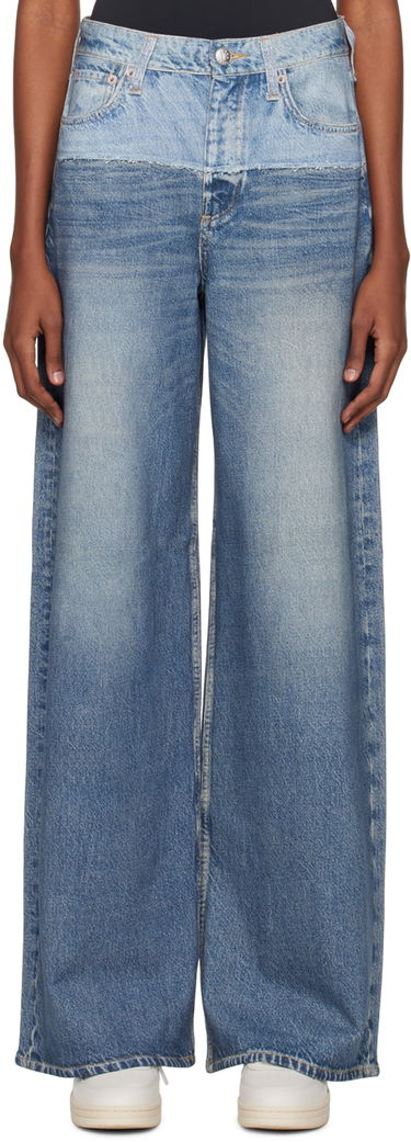 Jeans rag & bone Sofie Wide Leg Jeans Blå | WCW23H70018201, 0
