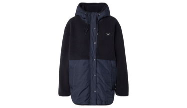 Jakke Irie Daily Arctik Hooded Fleece Long Jacket Mørkeblå | 965D111-700, 0