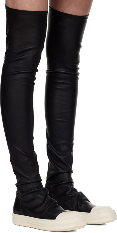 Sokker Rick Owens Rick Owens Hollywood Knee-High Stocking Boots Sort | RP01E7893 LS, 3