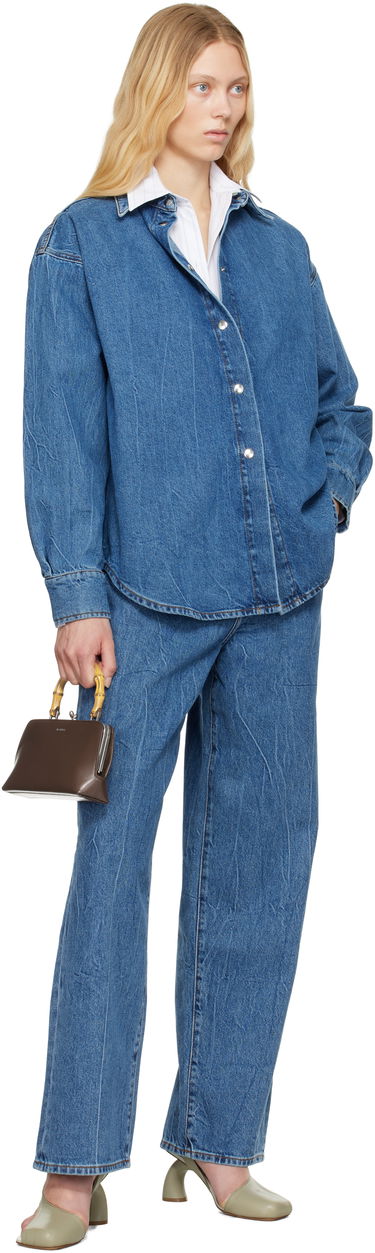Jeans Róhe Baggy Fit Jeans Blå | 415-31-175, 3