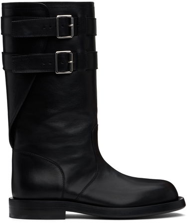 Tøj Ann Demeulemeester Ann Demeulemeester Milan Soft Biker Boots Sort | 2402-M-R42-LT141-099, 0