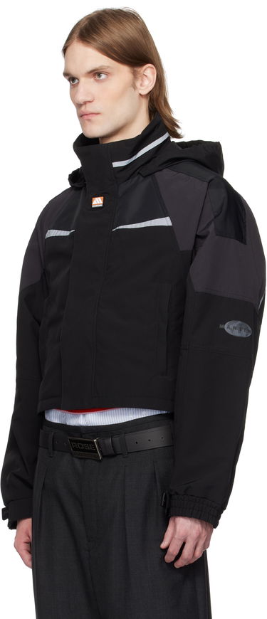 Bomberjakke Martine Rose Martine Rose Shrunken Sports Jacket Sort | 741WO10009, 3