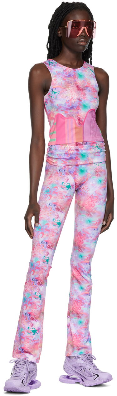 Bukser Collina Strada Collina Strada Sport Printed Pants Lyserød | XX6406, 3