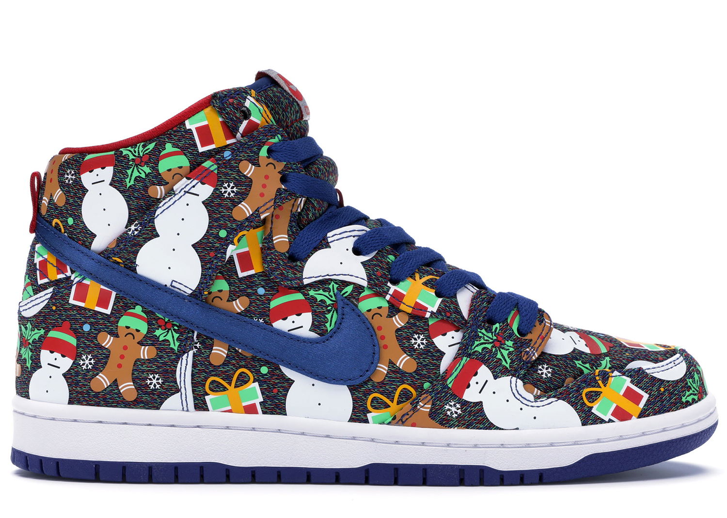 Sneakers og sko Nike SB Dunk High Concepts Ugly Christmas Sweater (2017) Flerfarvet | 881758-446, 0