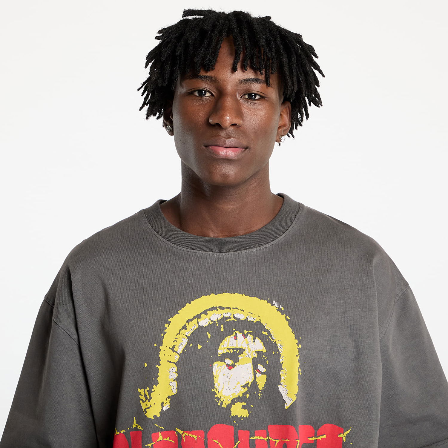 T-shirt Pleasures PLEASURES Chosen Heavyweight T-Shirt Grå | P24W033 BLACK, 1