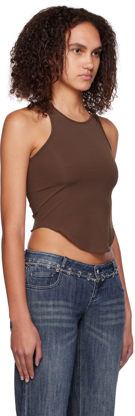 Tanktop Miaou Miaou Hannah Jewett Bobbi Tank Top Brun | 7067TKUMB, 1