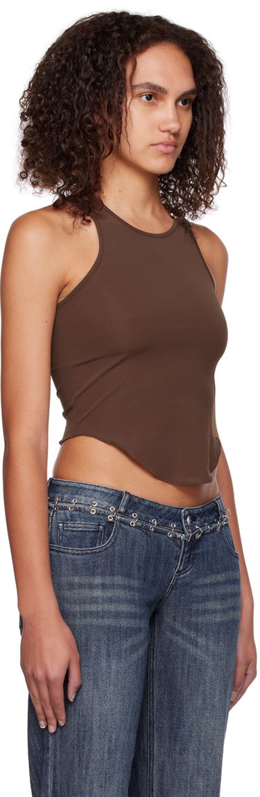 Tanktop Miaou Miaou Hannah Jewett Bobbi Tank Top Brun | 7067TKUMB, 1