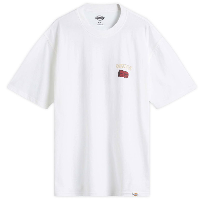 T-shirt Dickies Service Crew T-Shirt Hvid | DK0A4Z8T0WH1-472