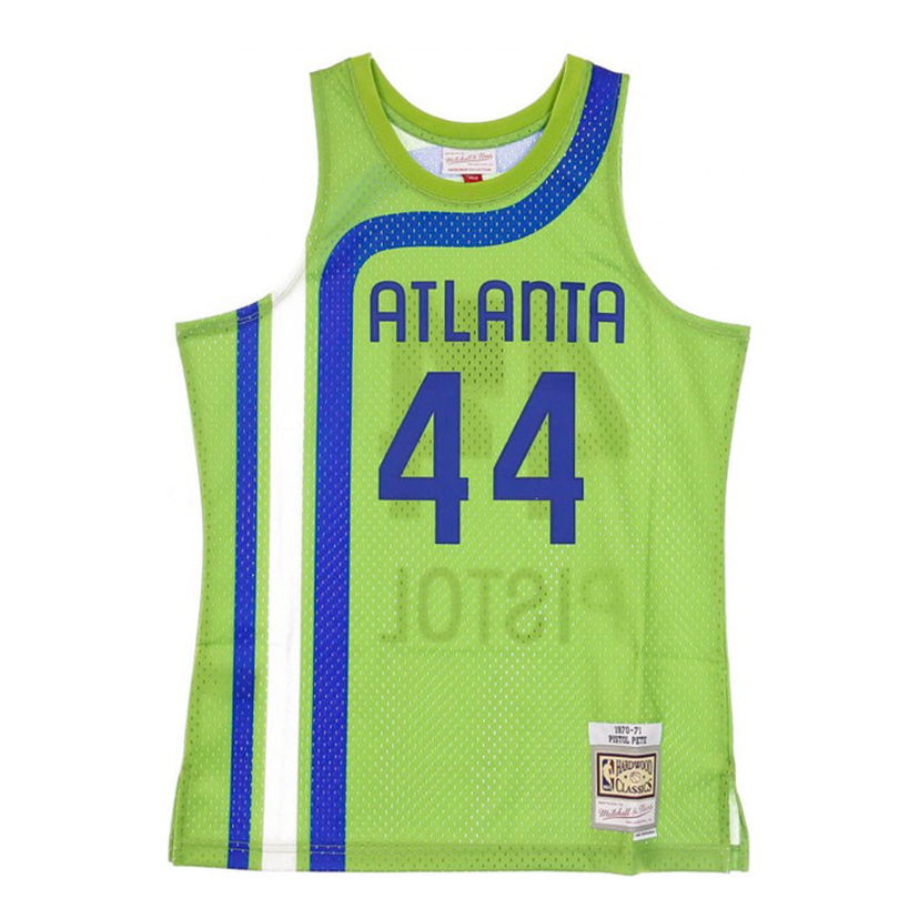 Tanktop Mitchell & Ness Atlanta Hawks 1970-71 Pete Maravich Swingman Jersey Grøn | SMJYSB19028-AHAGNLT70PMA