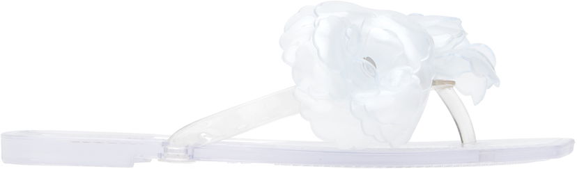 Tilbehør Coperni Coperni Flower Flip-Flops Hvid | COPSH84F9013