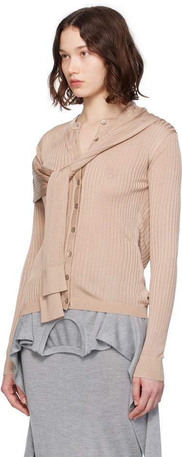 Sweater Acne Studios Acne Studios Knit Cardigan Beige | A60578-, 3
