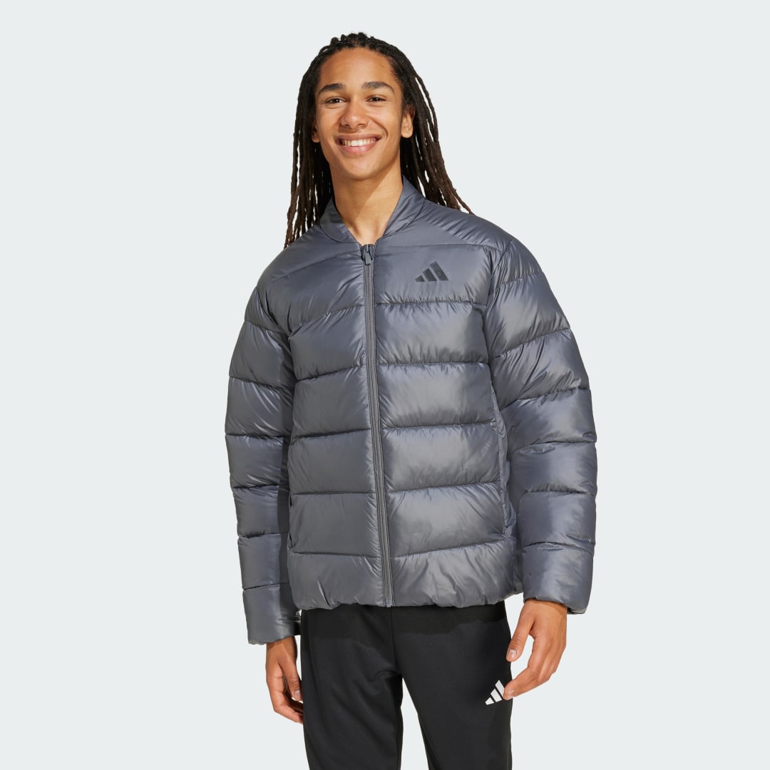 Puffer jakke adidas Performance Essentials CLIMAWARM Synthetic Down Jacket Grå | JV7719, 0