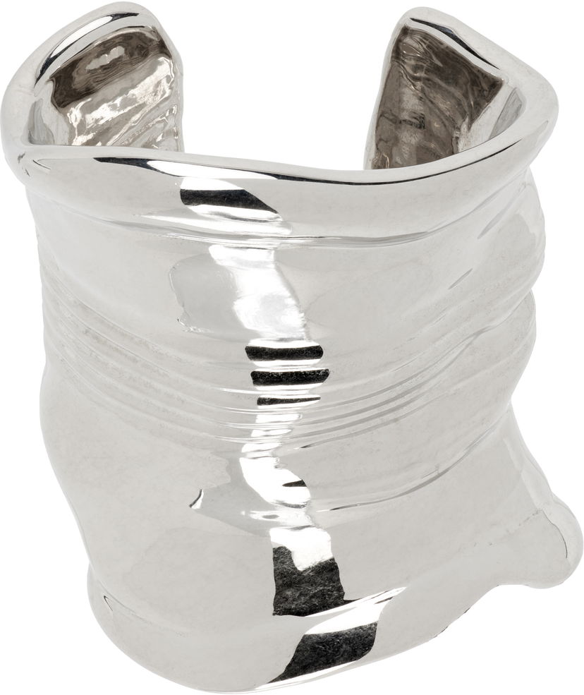 Armbånd Jean Paul Gaultier Jean Paul Gaultier Silver Distorted Cuff Bracelet Metalisk | 25/03-W-JW014-X053-91