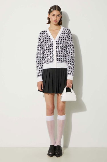 Sweater KENZO Weave Cardigan Hvid | FE62CA4723CA.02, 0
