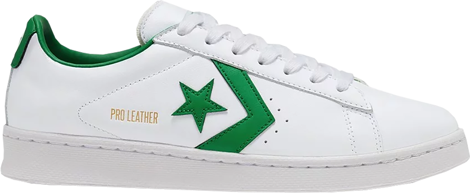 Sneakers og sko Converse Pro Leather Ox White Green Hvid | 167971C, 0