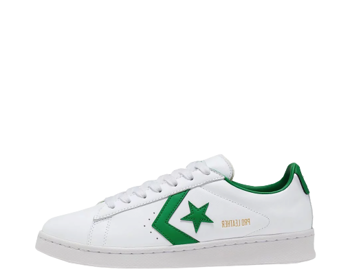 Skateboarding Converse Pro Leather Ox White Green Hvid | 167971C