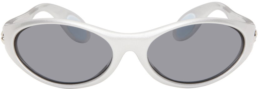 Solbriller Coperni Coperni Oval Sunglasses Grå | COPSG06865