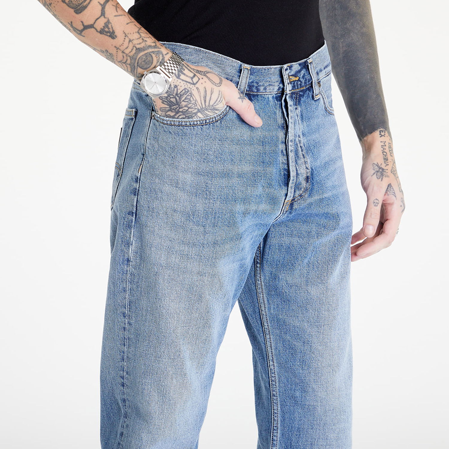 Jeans Carhartt WIP Marlow Pant Blue Blå | I023029.01WJ, 1