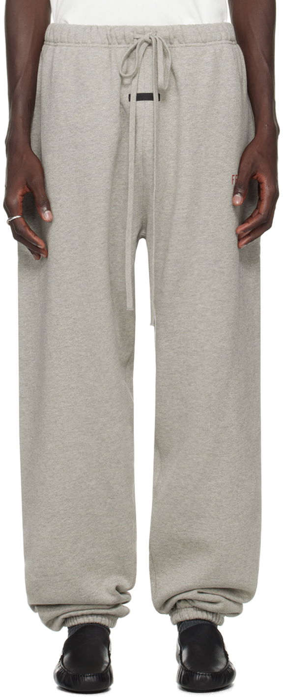 Joggingbukser Fear of God Designer Essentials Sweatpants Grå | 130BT242021F