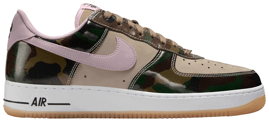 Sneakers og sko Nike Air Force 1 Low '07 LV8 Patent Camo Pink Lyserød | HQ1967-200, 0