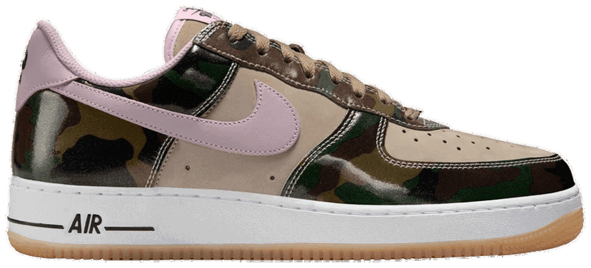Sneakers og sko Nike Air Force 1 Low '07 LV8 Patent Camo Pink Lyserød | HQ1967-200
