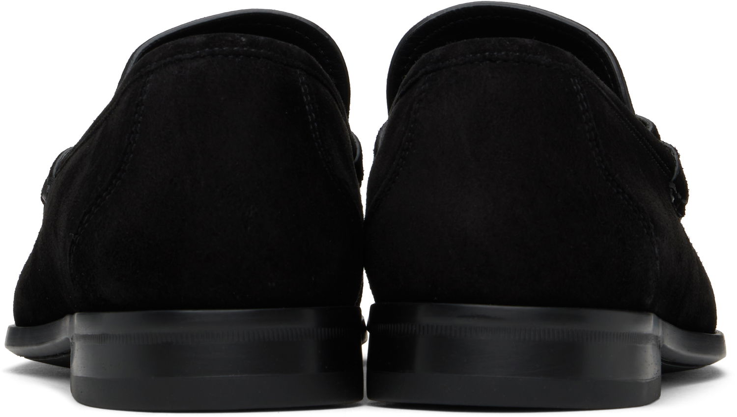 Sneakers og sko FERRAGAMO Salvatore Ferragamo Gancini Ornament Suede Loafers Sort | 778758, 1
