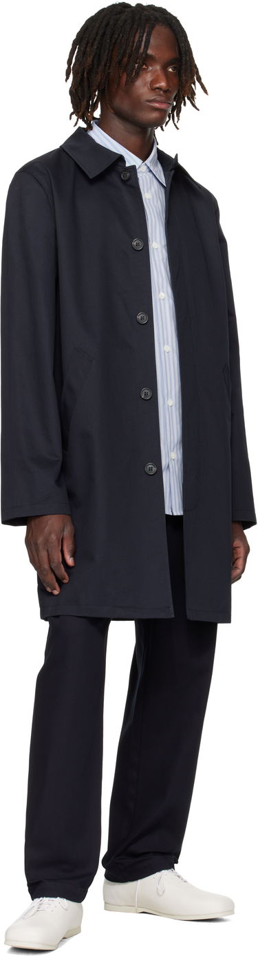 Bukser A.P.C. A.P.C. Renato Pleated Trousers Mørkeblå | COFCO-H08428, 3