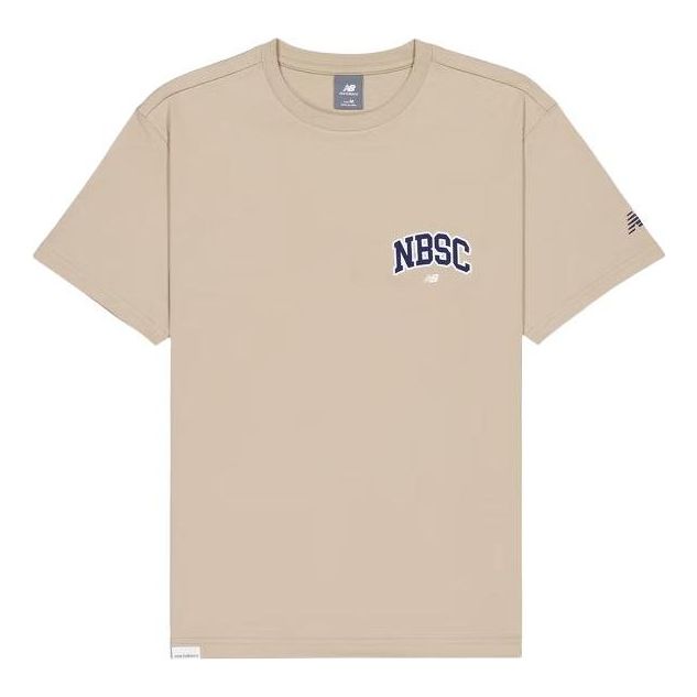 T-shirt New Balance NBSC Graphic T-Shirt Beige | AMT42331-SOT