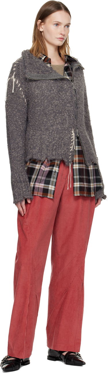 Jakke Andersson Bell Harlow Damaged Knit Jacket Grå | atb1388w, 3