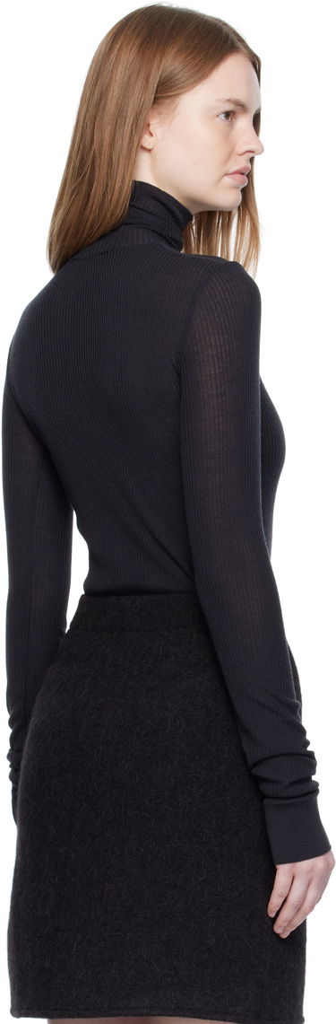 Sweater LEMAIRE Lemaire Seamless Turtleneck Sort | TO1460 LK1032, 2