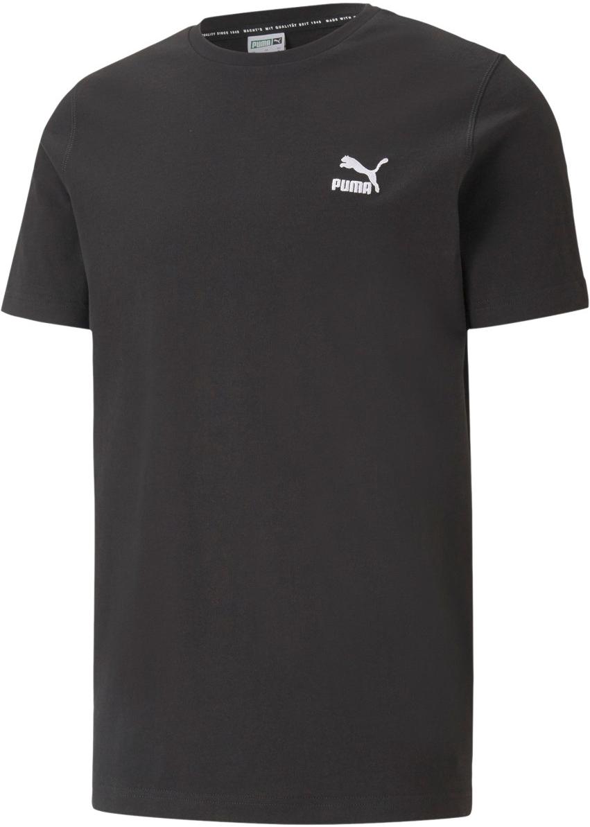 T-shirt Puma Puma Classics Embroidered T-Shirt Sort | 599795-001, 0