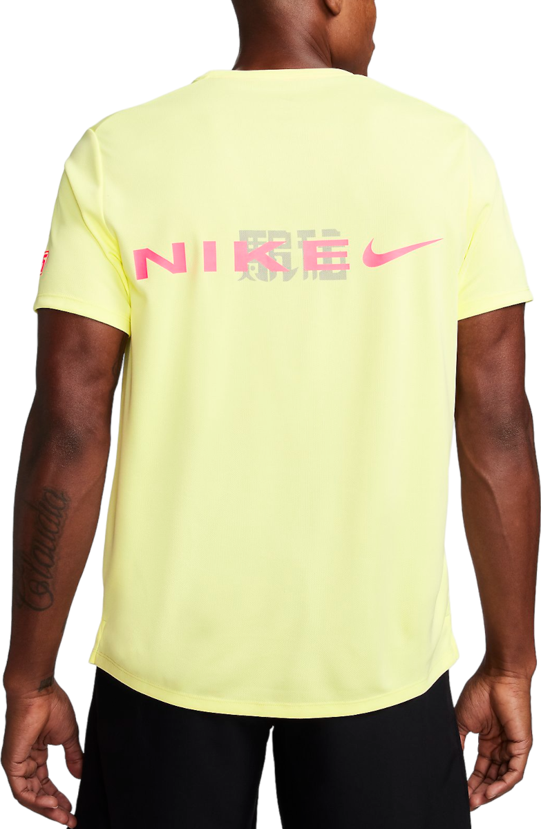 T-shirt Nike DF UV SS MILER TEE Gul | fq8018-331, 1