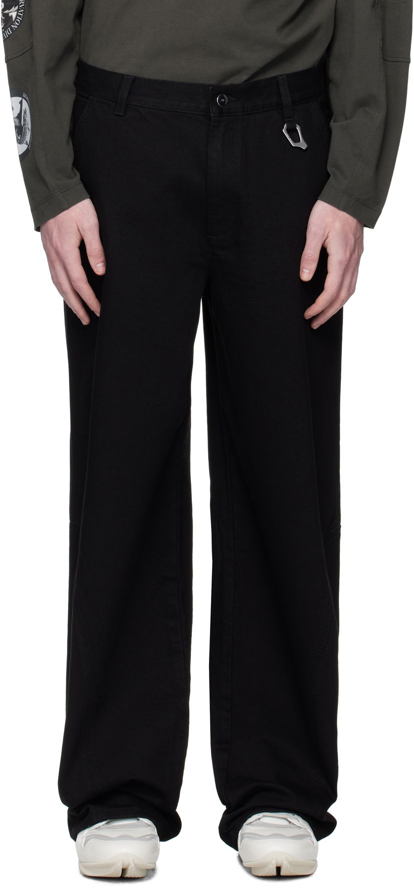 Jeans HELIOT EMIL Heliot Emil Basalt Wide-Leg Jeans Sort | PREAW25_M_10_189_BLK0_CO