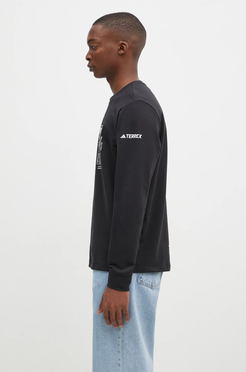 T-shirt adidas Originals National Geographic Unitefit GFX Long Sleeve T-Shirt Sort | IX5613, 1