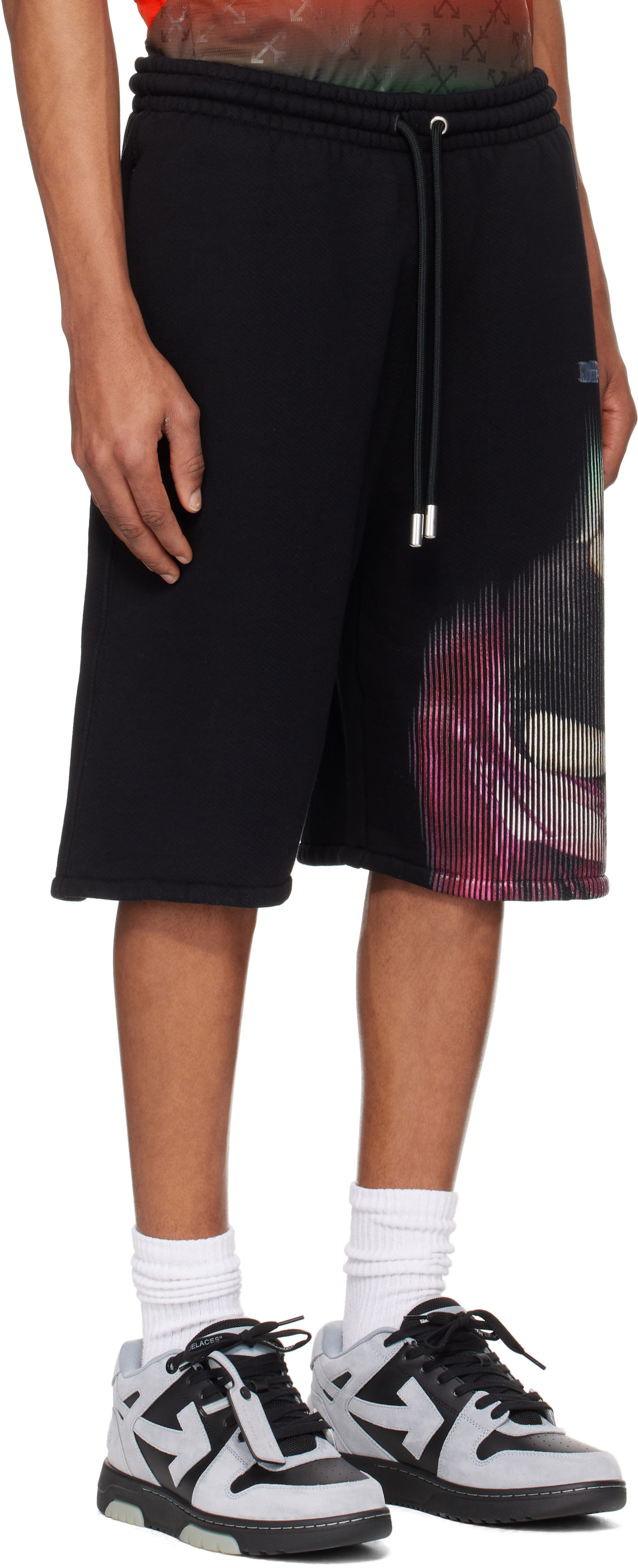 Shorts Off-White S. Matthew Skate Shorts Sort | OMCI013S25FLE0071084, 1