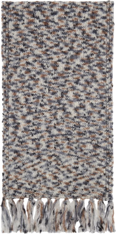 Tørklæde A.P.C. Knitted Fringe Scarf Grå | WOAPE-M15207, 0