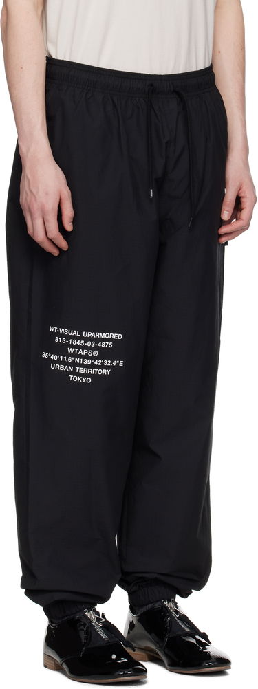 Bukser WTAPS WTAPS SPST2002 Lounge Pants Sort | 251CWDT-PTM04, 1