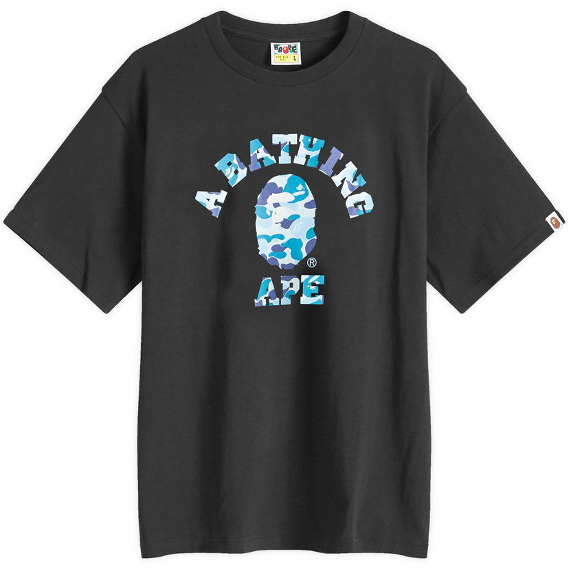 T-shirt BAPE ABC Camo College T-Shirt Sort | 001TEI301005M-BKB