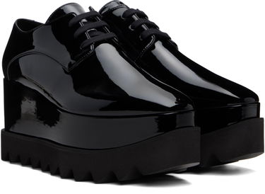 Sneakers og sko Stella McCartney Elyse Monochrome Platform Derbys Sort | 810479AP0AT0, 3